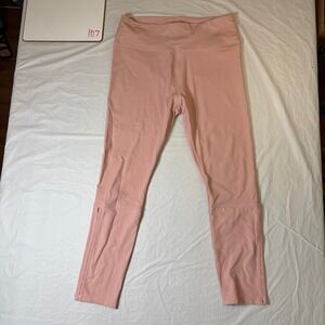BSP Better Sports Performance Women's Pink Athletic Leggings Split Ankle Size 1X